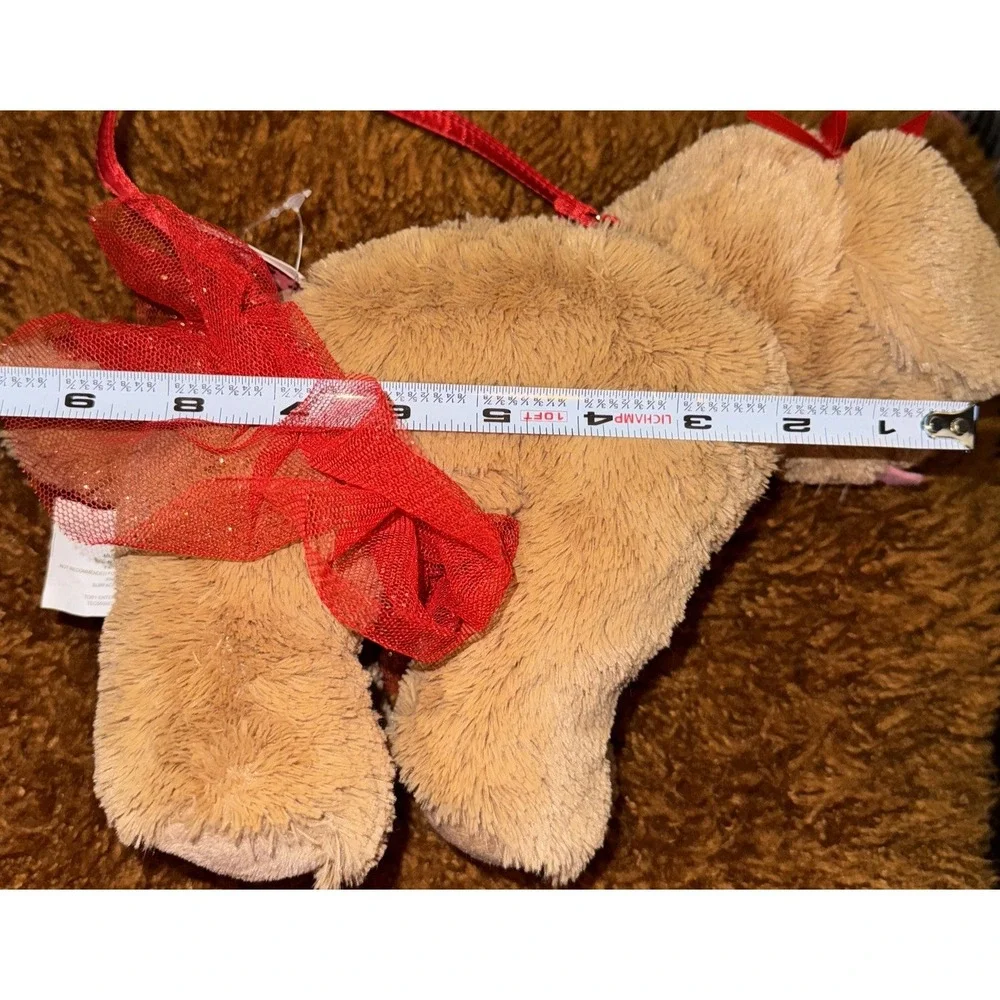 Olly And Me Puppy Dog Purse Red Tutu Bows W/ Tags Retriever Stuffed Animal 9